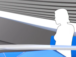 studio siaran virtual 14 Model 3D