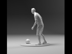 footballer 03 prepare to footstrike 02 stl Model do druku 3D