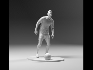 footballer 03 prepare to footstrike 02 stl Model do druku 3D