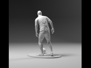 footballer 03 prepare to footstrike 02 stl Model do druku 3D