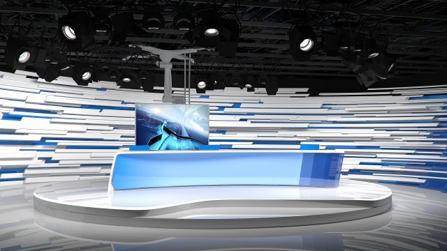 virtual broadcast studio 15 3D मॉडल .c4d .max .obj .3ds .fbx .stl .blend 