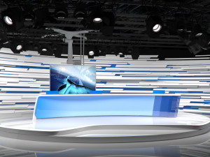 virtual broadcast studio 15 3D Модель