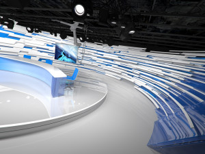 virtual broadcast studio 15 3D मॉडल