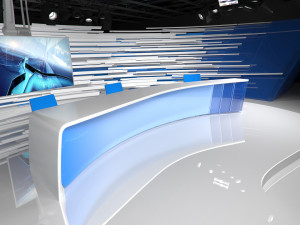 virtual broadcast studio 15 3D मॉडल