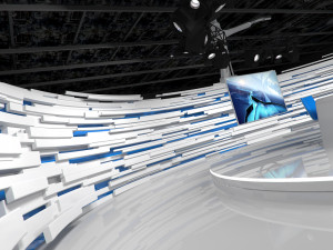 virtual broadcast studio 15 3D मॉडल