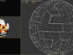 euro qualifier 2020 official ball vray 3D Модель