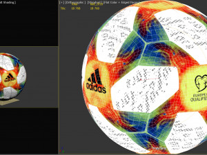 euro qualifier 2020 official ball vray 3D Модель