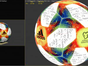euro qualifier 2020 official ball vray 3D Model