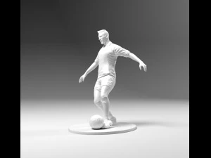 Fu&szlig;baller 03 Fu&szlig;schlag 01 stl 3D Druckmodell