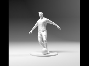 footballer 03 footstrike 01 stl 3D Print Model