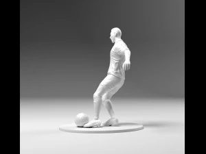 footballer 03 footstrike 01 stl 3D Print Model