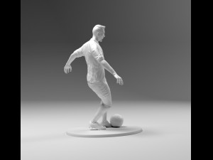 footballer 03 footstrike 01 stl 3D Print Model