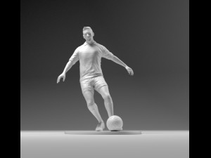 footballer 03 footstrike 01 stl 3D Print Model