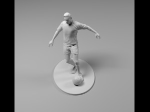 footballer 03 footstrike 01 stl 3D Print Model