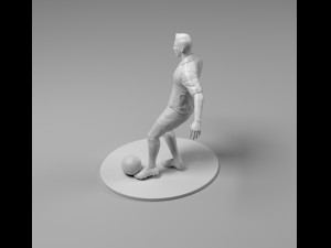 footballer 03 footstrike 01 stl 3D Print Model