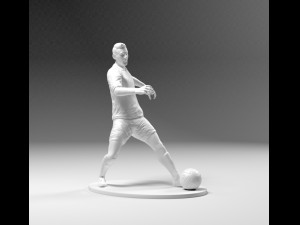 footballer 03 footstrike 02 stl 3D Принт Модель