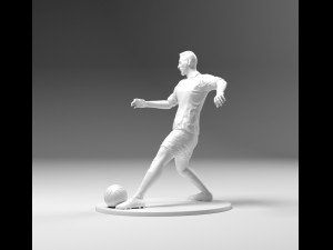 footballer 03 footstrike 02 stl 3D Принт Модель