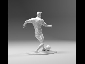 footballer 03 footstrike 02 stl 3D Принт Модель