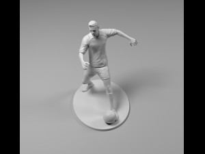 footballer 03 footstrike 02 stl 3D Принт Модель
