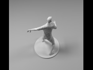 footballer 03 footstrike 02 stl 3D Принт Модель