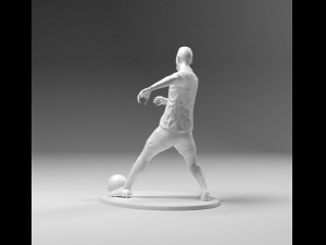 footballer 03 footstrike 02 stl 3D Принт Модель