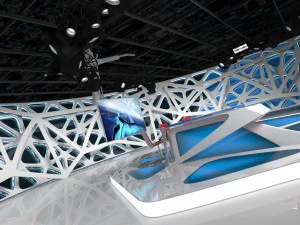 virtual broadcast studio 16 3D Model