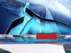 virtual broadcast studio 16 3D Model