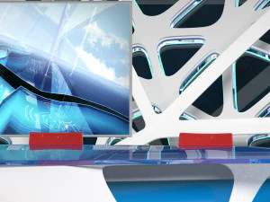 virtual broadcast studio 16 3D Model