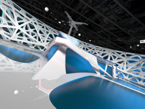 virtual broadcast studio 16 3D Model
