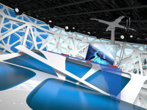 virtual broadcast studio 16 3D Model