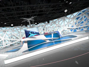 virtual broadcast studio 16 3D Model