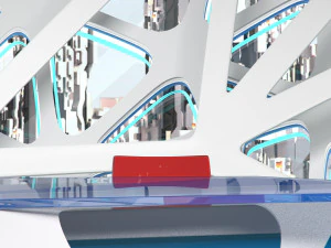 virtual broadcast studio 16 3D Model