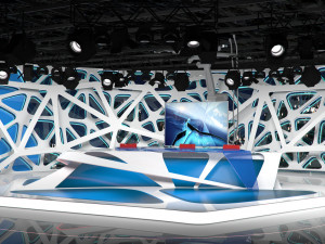 virtual broadcast studio 16 3Dモデル
