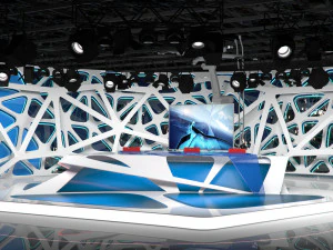 virtual broadcast studio 16 3D Model