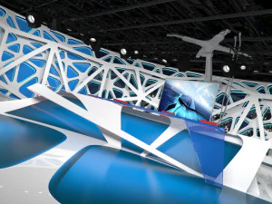 virtual broadcast studio 16 3D Model