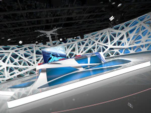 virtual broadcast studio 16 3D Model