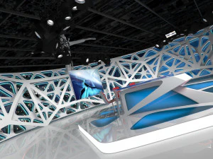 virtual broadcast studio 16 3D Model