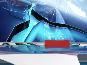 virtual broadcast studio 16 3Dモデル