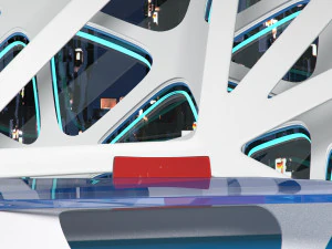 virtual broadcast studio 16 3D Model