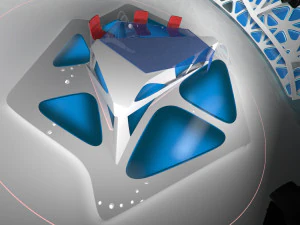 virtual broadcast studio 16 3D Model