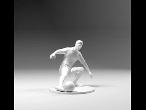 footballer 03 footstrike 03 stl 3D Print Model