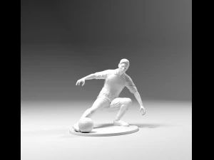 footballer 03 footstrike 03 stl 3D Print Model
