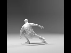 footballer 03 footstrike 03 stl 3D Print Model