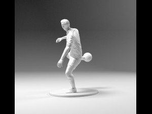 footballer 03 footstrike 04 stl 3Dプリントモデル