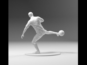 footballer 03 footstrike 04 stl 3Dプリントモデル