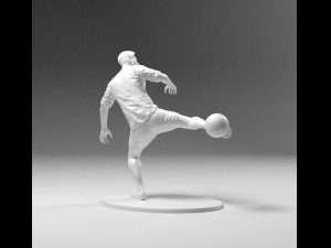 footballer 03 footstrike 04 stl 3Dプリントモデル