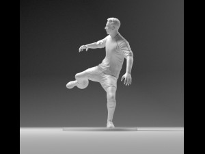 footballer 03 footstrike 04 stl 3Dプリントモデル