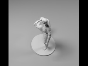 footballer 03 footstrike 04 stl 3Dプリントモデル