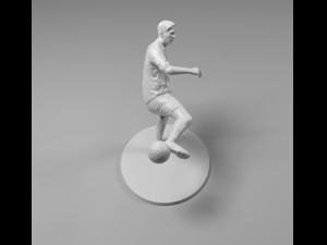 footballer 03 footstrike 04 stl 3Dプリントモデル