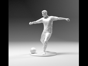 footballer 03 footstrike 05 stl 3D Print Model